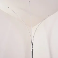 Lampadaire Horpmaal Led Chrome, 3 Lumieres