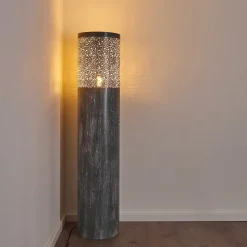 Lampadaire Indijk Bleu, Gris, 1 Lumiere