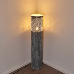 Lampadaire Indijk Bleu, Gris, 1 Lumiere