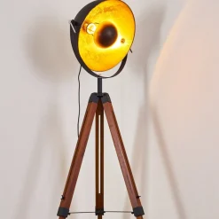 Lampadaire Jupiter Bois Fonce, 1 Lumiere