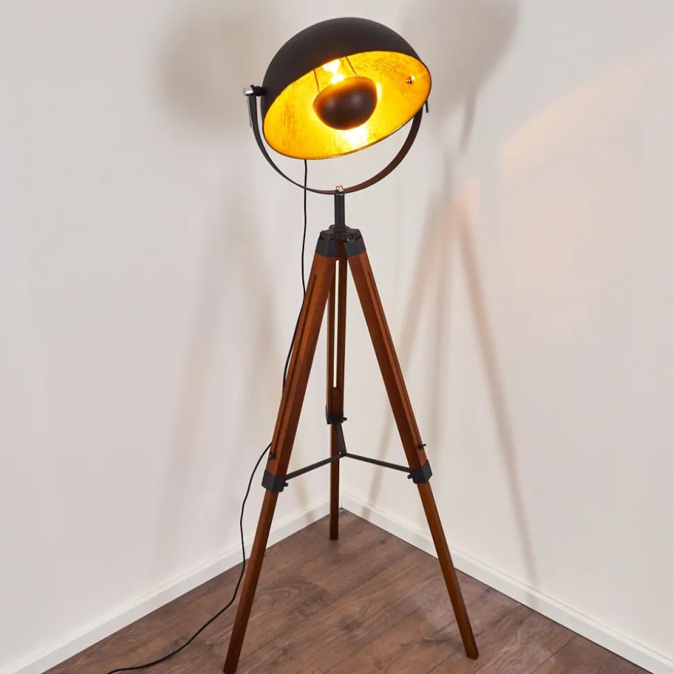Lampadaire Jupiter Bois Fonce, 1 Lumiere