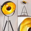 Lampadaire Jupiter Noir Dore, 1 Lumiere