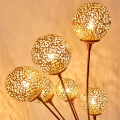 Lampadaire Kitee Brun, 6 Lumieres