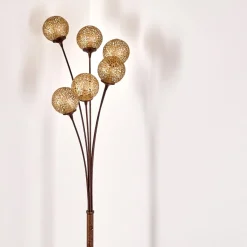 Lampadaire Kitee Brun, 6 Lumieres