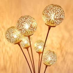 Lampadaire Kitee Brun, 6 Lumieres