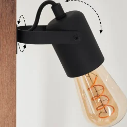 Lampadaire Kouk Ecru, Noir, 3 Lumieres