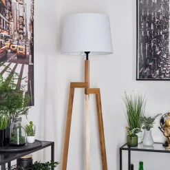 Lampadaire Kratie Ecru, 1 Lumiere