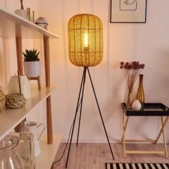 Lampadaire Krens Noir, 1 Lumiere