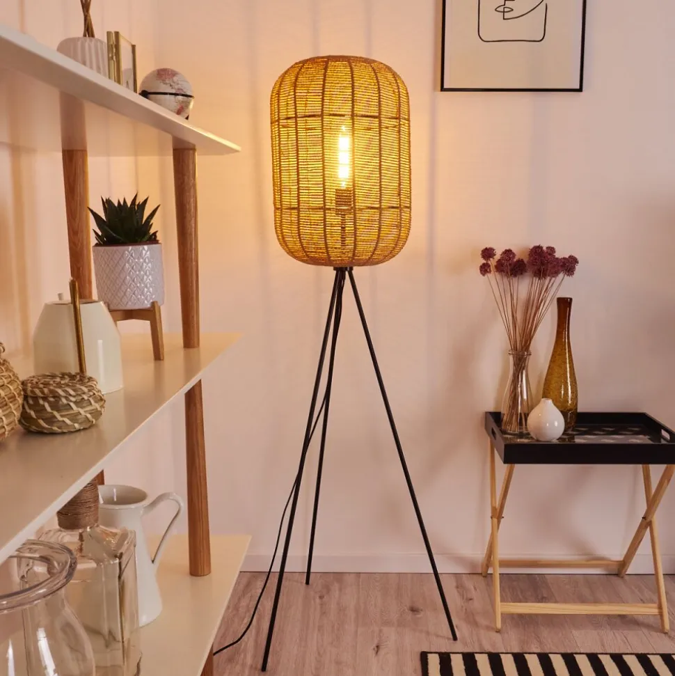 Lampadaire Krens Noir, 1 Lumiere