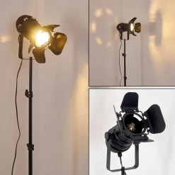 Lampadaire Lichinga Noir, 1 Lumiere