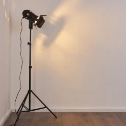 Lampadaire Lichinga Noir, 1 Lumiere
