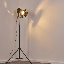 Lampadaire Lichinga Noir, 1 Lumiere