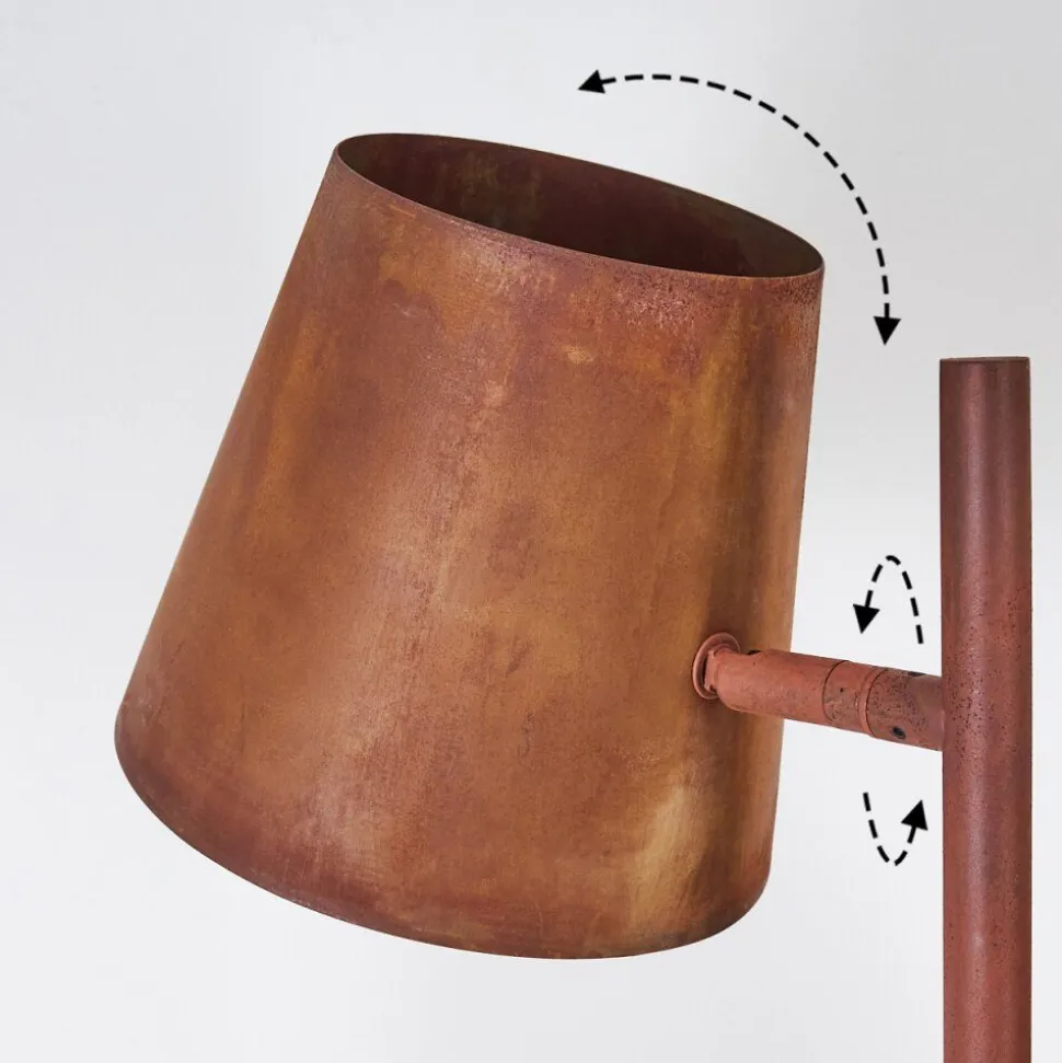 Lampadaire Lungre Rouille, 3 Lumieres
