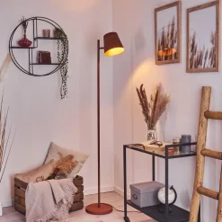 Lampadaire Lungre Rouille, 1 Lumiere