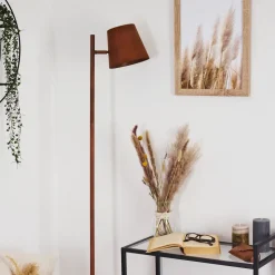 Lampadaire Lungre Rouille, 1 Lumiere