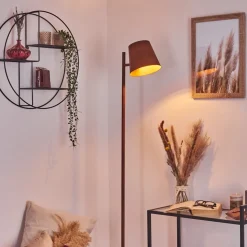 Lampadaire Lungre Rouille, 1 Lumiere