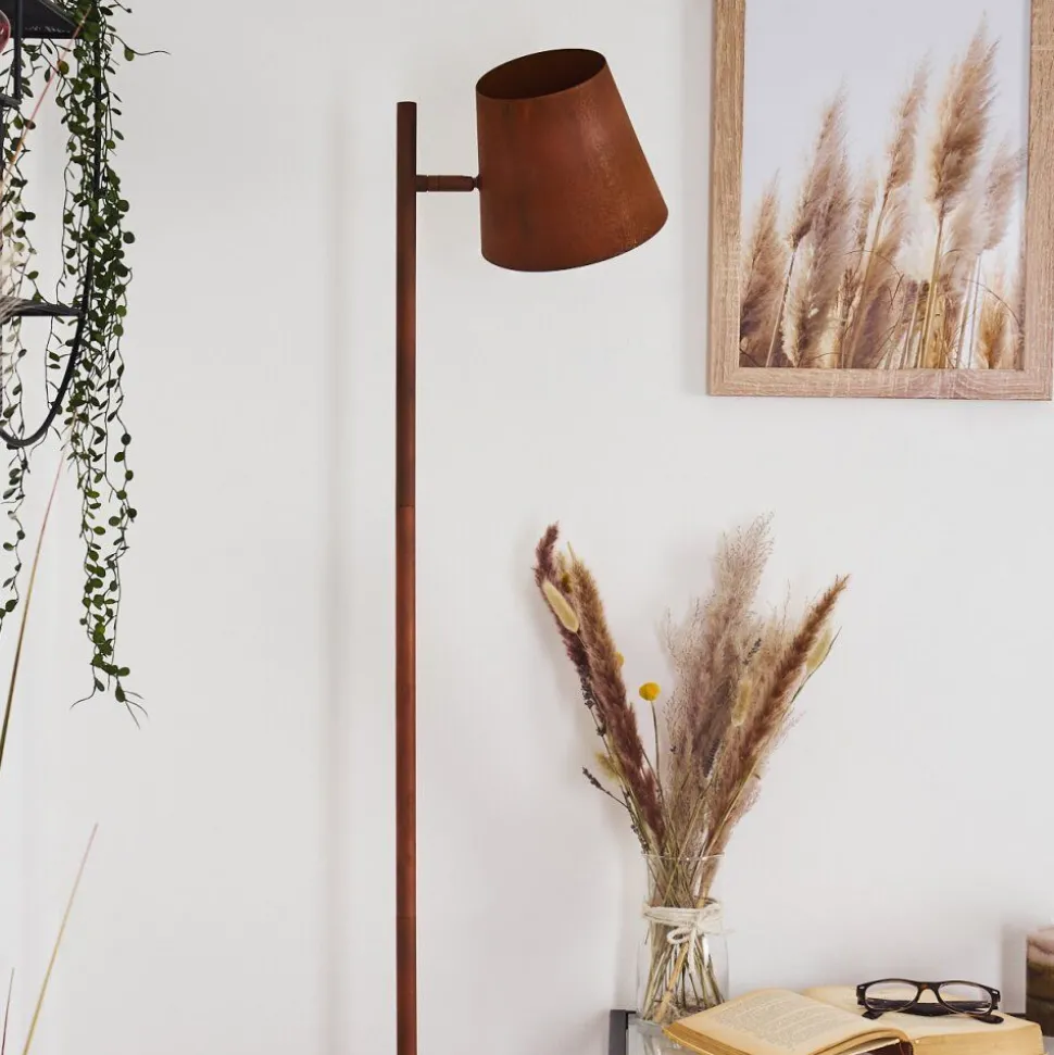 Lampadaire Lungre Rouille, 1 Lumiere