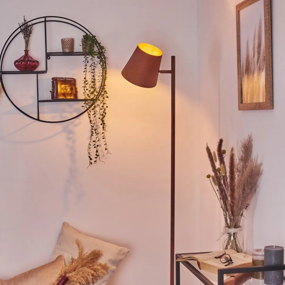 Lampadaire Lungre Rouille, 1 Lumiere