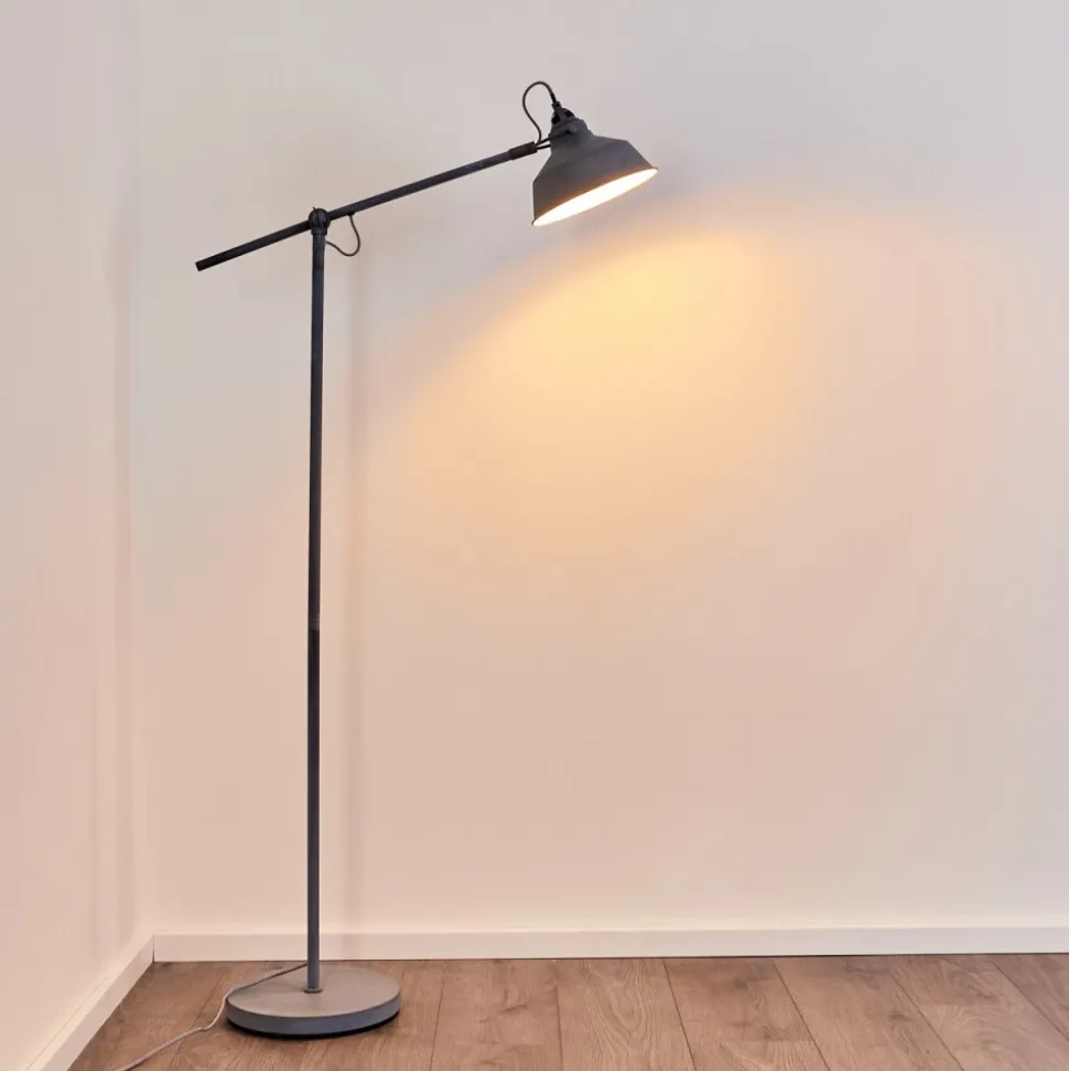 Lampadaire Luven Gris, 1 Lumiere