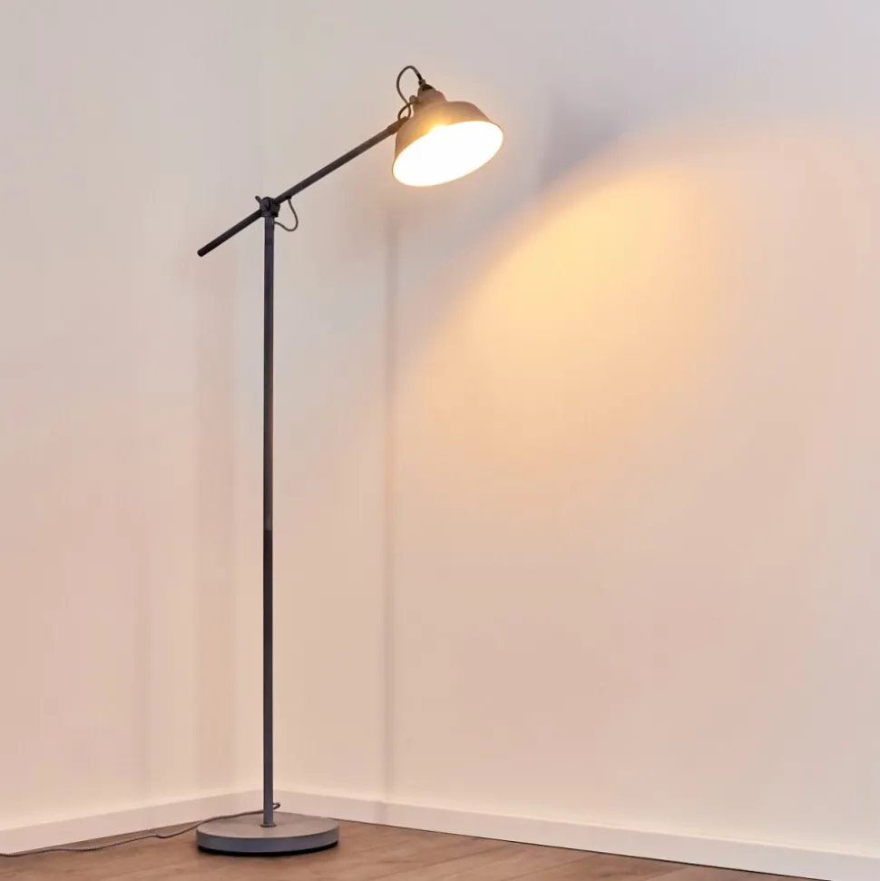 Lampadaire Luven Gris, 1 Lumiere