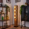 Lampadaire Maahui Ecru, Noir, 4 Lumieres