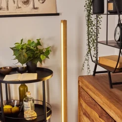 Lampadaire Madou Led Ecru, Noir, 1 Lumiere