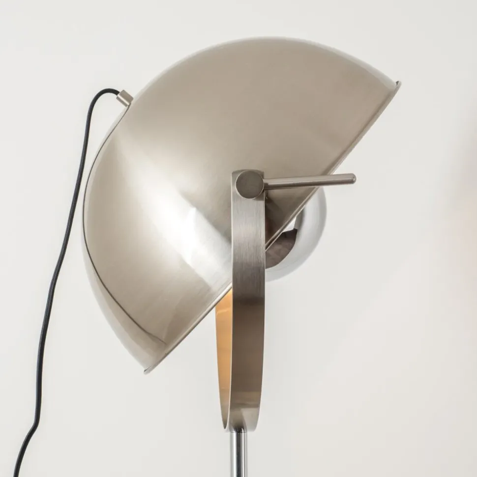 Lampadaire Maloy Chrome, Nickel Mat, 1 Lumiere