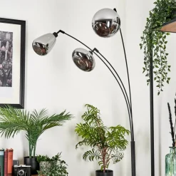 Lampadaire Maynal Noir, 3 Lumieres