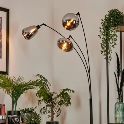 Lampadaire Maynal Noir, 3 Lumieres