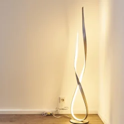 Lampadaire Medle Led Nickel Mat, 1 Lumiere