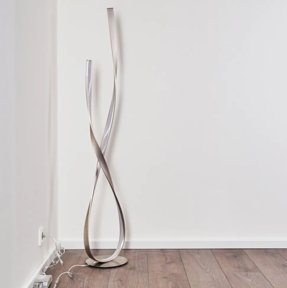 Lampadaire Medle Led Nickel Mat, 1 Lumiere