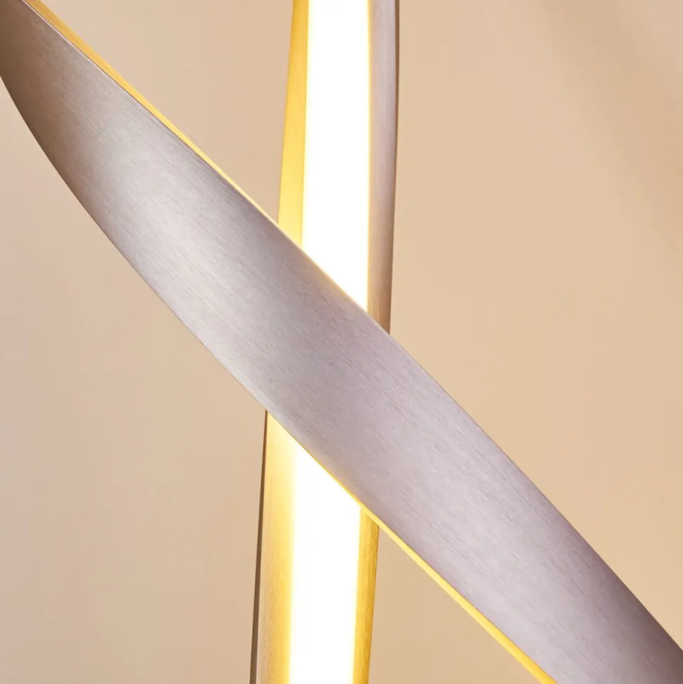 Lampadaire Medle Led Nickel Mat, 1 Lumiere