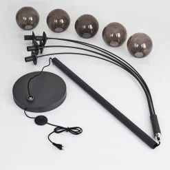 Lampadaire Mesas Anthracite, 5 Lumieres