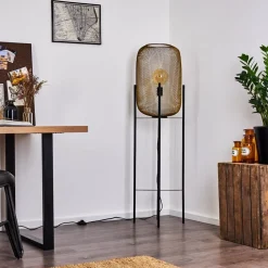 Lampadaire Moholm Noir, 1 Lumiere