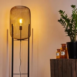 Lampadaire Moholm Noir, 1 Lumiere