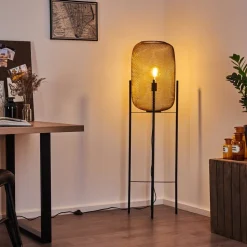 Lampadaire Moholm Noir, 1 Lumiere