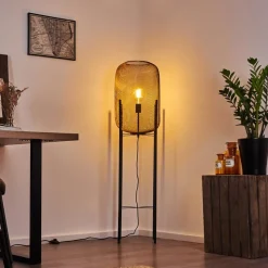Lampadaire Moholm Noir, 1 Lumiere