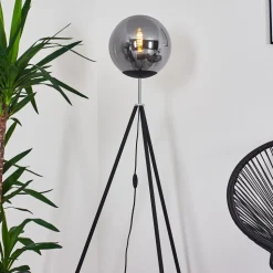 Lampadaire Murter Noir, 1 Lumiere