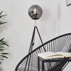 Lampadaire Murter Noir, 1 Lumiere