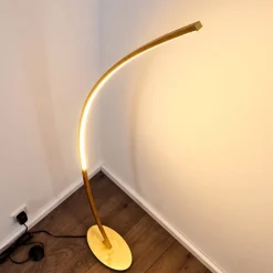 Lampadaire Nagu Led Or, 1 Lumiere