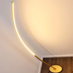 Lampadaire Nagu Led Or, 1 Lumiere