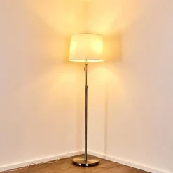 Lampadaire Neuville Nickel Mat, 3 Lumieres
