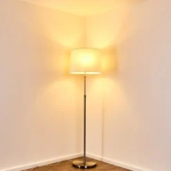 Lampadaire Neuville Nickel Mat, 3 Lumieres