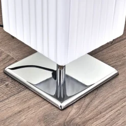 Lampadaire Newtok Chrome, 2 Lumieres