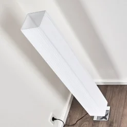 Lampadaire Newtok Chrome, 2 Lumieres