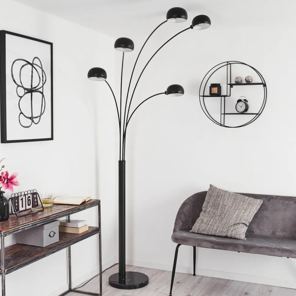 Lampadaire Nikkala Noir, 5 Lumieres