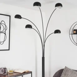 Lampadaire Nikkala Noir, 5 Lumieres
