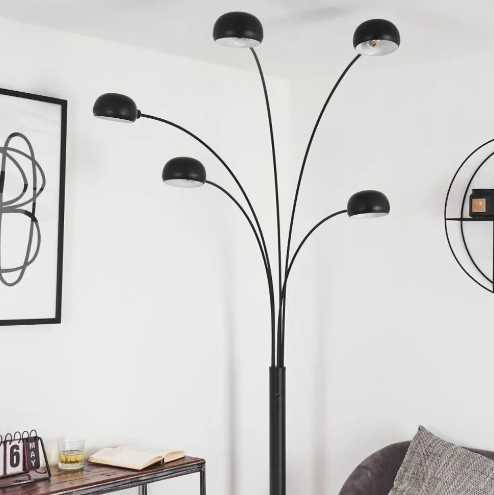 Lampadaire Nikkala Noir, 5 Lumieres