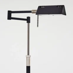Lampadaire Norrlida Led Chrome, Noir, 1 Lumiere