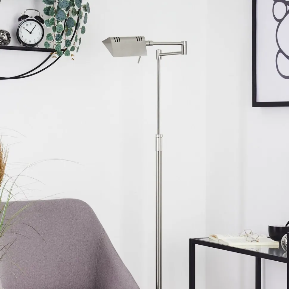 Lampadaire Norrlida Led Nickel Mat, 1 Lumiere